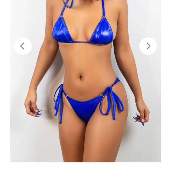 Blue Triangle 2 piece swim worn once - Picture 2 of 3